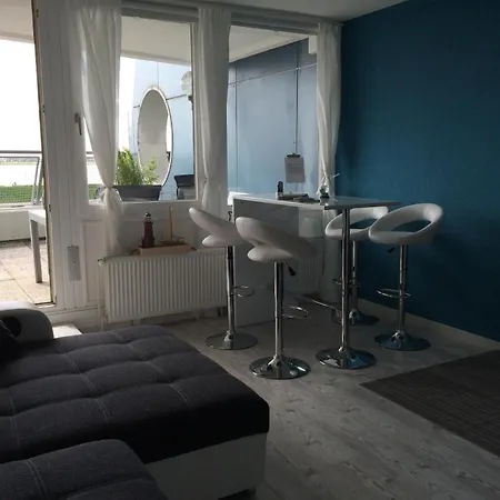Havenblicke - Grosszuegige Terrasse Mit Blick Auf Die Weser Bremerhaven Eksteriør billede