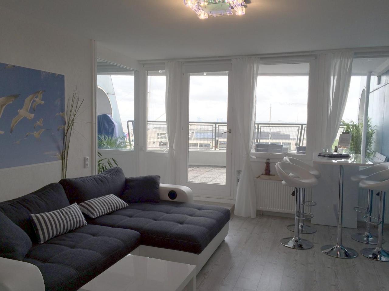 Havenblicke - Grosszuegige Terrasse Mit Blick Auf Weser Apartment *