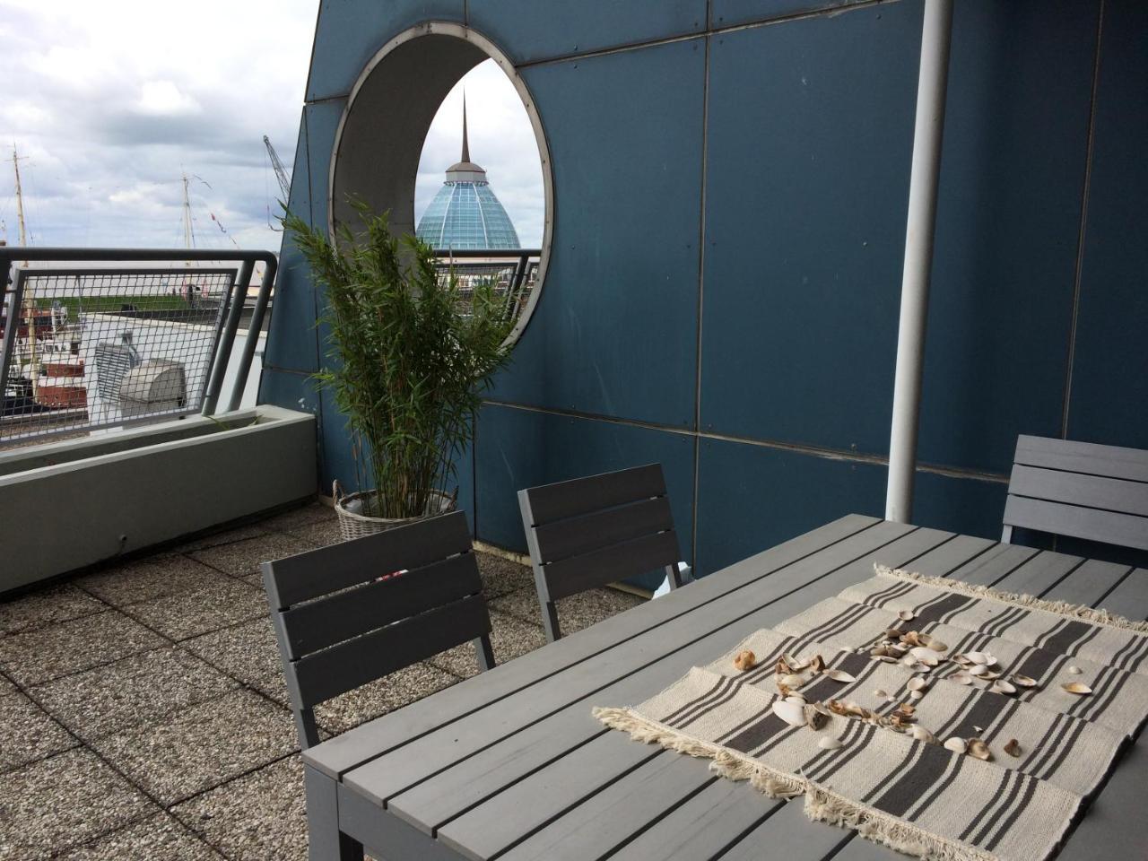 Apartment Havenblicke - Grosszuegige Terrasse Mit Blick Auf Weser